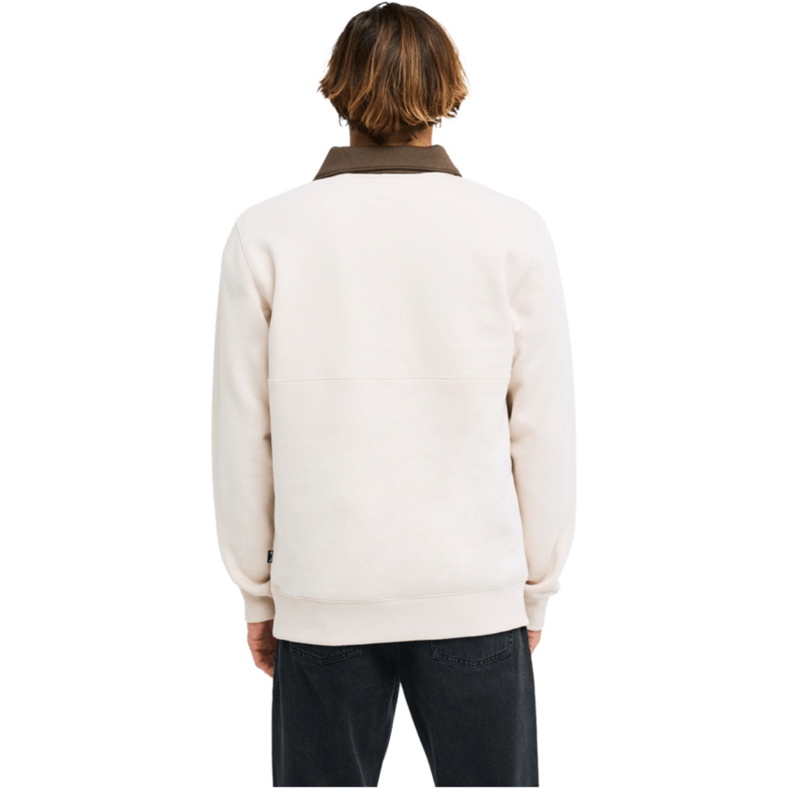 2026 Billabong Mens Winton Half Zip Fleece EBYFT00181 - Oatmeal